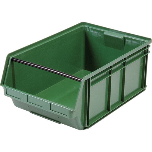 Contenants g&eacute;ants empilables, 18,375" la x 29" p x 11,875" h, Vert - Quantum Storage System QMS743GN