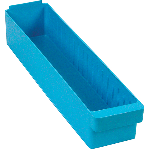 Euro Drawers, 5-9/16" W x 5" H x 23-7/8" D, Blue, 60 lbs. Capacity - Quantum Storage System QED603BL