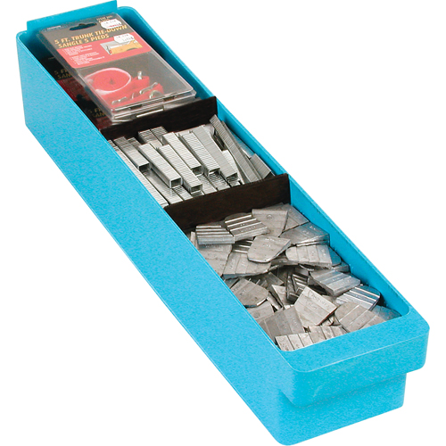 Euro Drawers, 5-9/16" W x 5" H x 23-7/8" D, Blue, 60 lbs. Capacity - Quantum Storage System QED603BL
