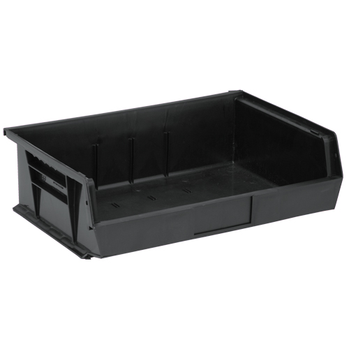 Bacs ultra empilable & suspendable, 16-1/2" la, 5" h x 10-7/8" p, Noir - Quantum Storage System QUS245BK