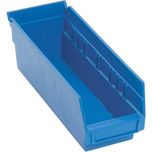Bacs pour tablette, 4-1/8" la x 4" H x 11-5/8" p, Bleu, Capacit&eacute; 30 lb - Quantum Storage System QSB101BL