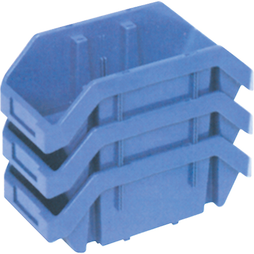 Boîtes &agrave; ramassage rapide "Quick Pick", 5" x 6,625" x 9,5", Bleu - Quantum Storage System QP965BL
