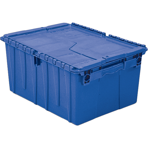 Flipak&reg; Polyethylene Plastic (PE) Distribution Containers, 11.8" x 9.8" x 7.7", Blue - Orbis 5310417