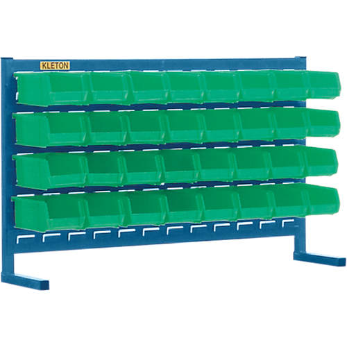 Rayonnage &agrave; persienne avec bacs, 32 bacs, 36" la x 8-1/4" p x 22" h - KLETON 