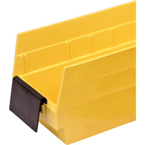 Bacs de rangement pour tablettes - Porte-&eacute;tiquettes de forme allong&eacute;e - Quantum Storage System ELH410
