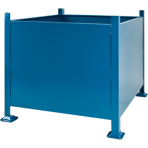 Bulk Stacking Containers, 30" H x 40.5" W x 48.5" D, 3500 lbs. Capacity - KLETON 