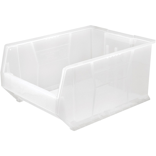 Hulk Containers, 18-1/4" W x 12" H x 23-7/8" D, Clear - Quantum Storage System QUS955CL