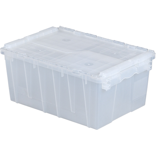 Flipak&reg; Polypropylene Plastic (PP) Distribution Containers, 21.8" x 15.2" x 9.3", Clear - Orbis 5899565