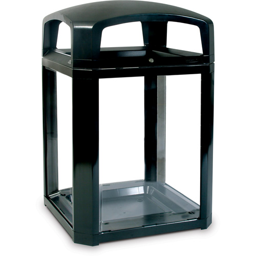 Landmark Series&reg; Classic Container with Dome Top, Plastic, 50 US gal. - Rubbermaid FG397500BLA
