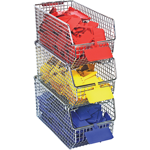 Wire Mesh Stack & Hang Bins - Quantum Storage System QMB530C
