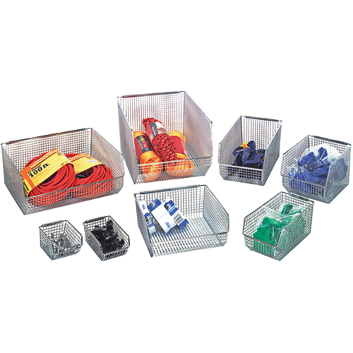 Wire Mesh Stack & Hang Bins - Quantum Storage System QMB550C