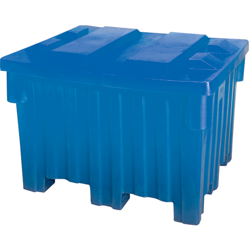 Nesting Forklift Bin, 42" W x 48" D x 30" H, Blue - Techstar Plastics Inc 4800-TUB-BLUE