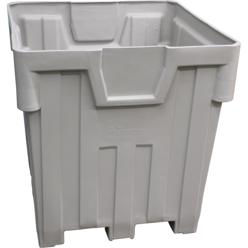 Bacs emboîtables, 44" la x 44" p x 46" h, Gris - Techstar Plastics Inc 4900 TUB GREY