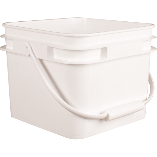 Square Pail, Plastic, 2.1 gal. - Mauser Packaging PPROO0086