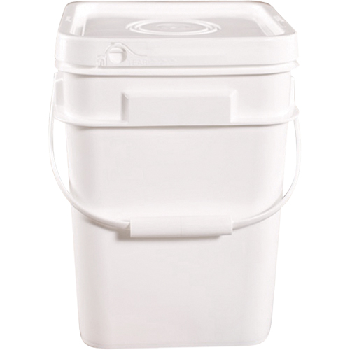 Square Pail, Plastic, 4 gal. - Mauser Packaging PPROO0133
