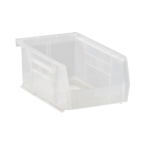Ultra Stack & Hang Bin, 4-1/8" W x 3" H x 7-3/8" D, Clear - Quantum Storage System QUS220CL