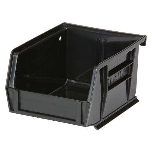 Bac empilable & &agrave; suspendre, 4-1/8" la, 3" h x 5-3/8" p, Noir - KLETON 