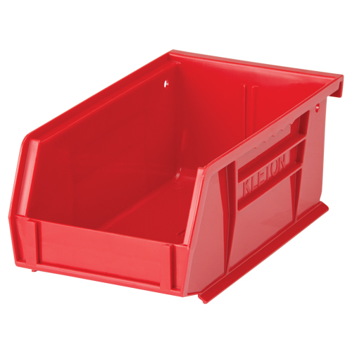 Bac empilable & &agrave; suspendre, 4-1/8" la, 3" h x 7-3/8" p, Rouge - KLETON 