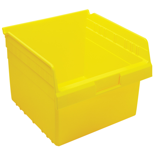 Store-Max Shelf Bins, 11-1/8" W x 8" H x 11-5/8" D, Yellow, 44 lbs. Capacity - Quantum Storage System QSB809YL