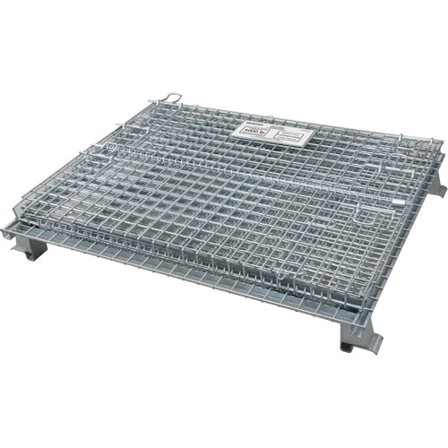 Collapsible Wire Container, 40" W x 48" D x 42" H, 4000 lbs. Capacity - KLETON 