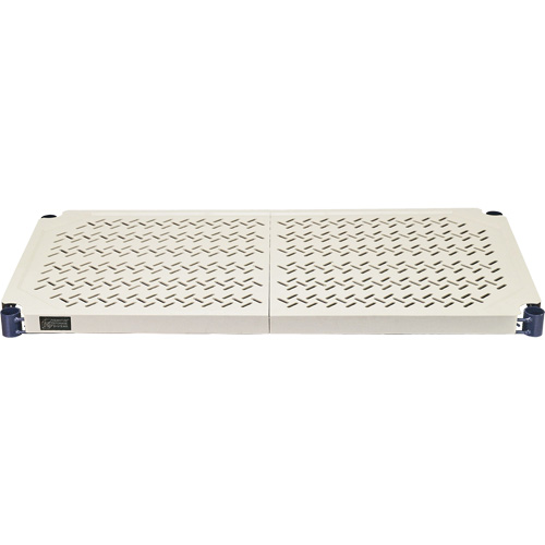 &eacute;tag&egrave;re en fils m&eacute;talliques avec tablettes en plastique, Cadre en fils m&eacute;talliques avec tablettes en plastique, Sans boulons, De base, 48" la x 72" h x 18" p - Quantum Storage System RPWR72-1848E
