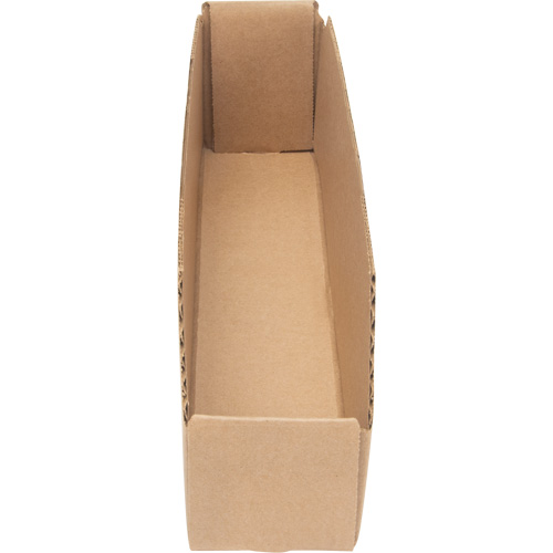 Boîtes profondes en carton ondul&eacute;, 1-7/8" la x 17-1/8" p x 4-1/2" h, Beige - Mitchel Lincoln MLCG176