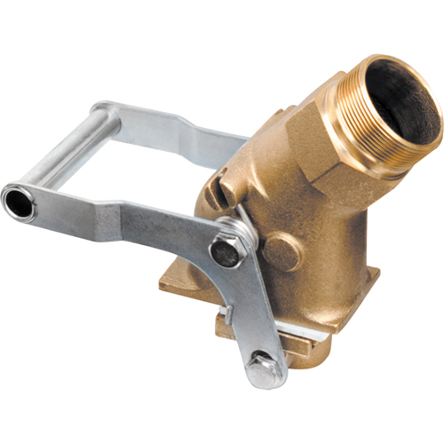 Self-Closing Gate Valve, Brass, 2" NPT - Wesco 272034