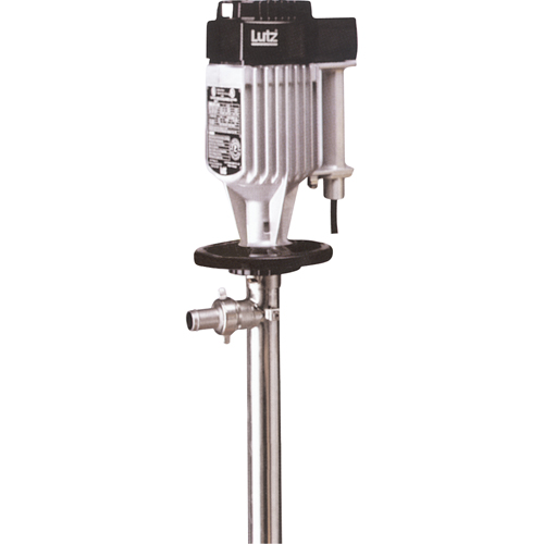 Pompe &agrave; baril antid&eacute;flagrant, Acier inoxydable - Lutz 