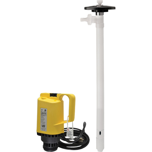 Electric Drum Pumps, PVDF, 42 GPM - Lutz 