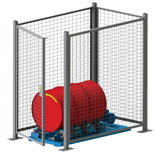 Stationary Drum Roller - Guard Enclosure - Morse GEK-2-5154-3