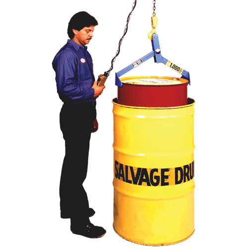 Drum & Overpack Lifter, 55 -85 US gal. (45 -70 Imperial Gal.), 1000 lbs./454 kg Cap. - Morse 91