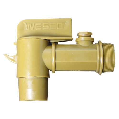 Soupape de baril de luxe en poly&eacute;thyl&egrave;ne NPT 2", Poly&eacute;thyl&egrave;ne, NPT de 2" - Wesco 272179