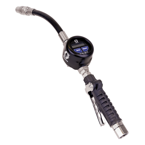 Compteur de distribution manuelle &eacute;lectronique EM Series, Entr&eacute;e d'air 3/4" NPT, Sortie 3/4" NPT, 1500 PSI - Graco 25C918