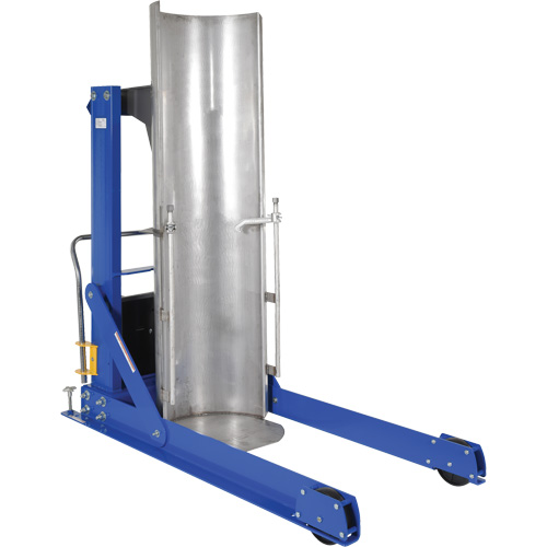 Tombereau hydraulique portatif pour baril, Pour 30 - 55 gal. US (25 - 45,8 gal. imp.) - Vestil HDD-60-7-P-SSC