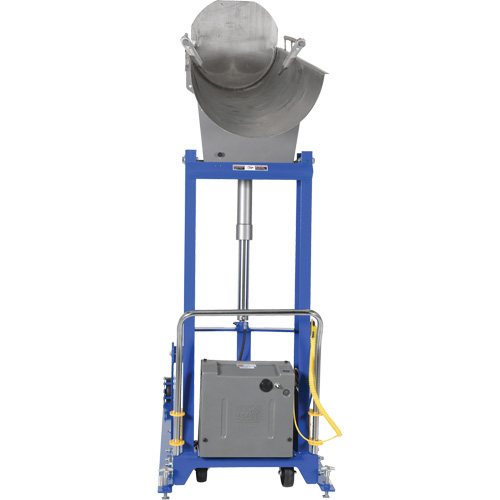 Tombereau hydraulique portatif pour baril, Pour 30 - 55 gal. US (25 - 45,8 gal. imp.) - Vestil HDD-60-7-P-SSC