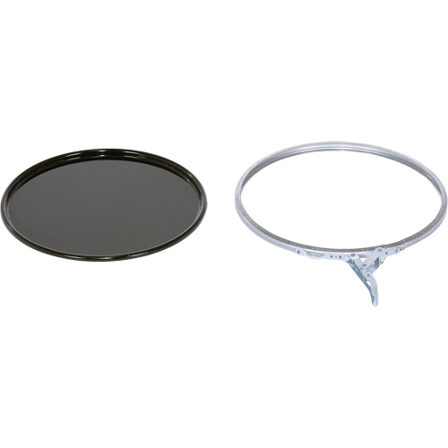 Couvercle de seau en acier avec levier verrouillable - Vestil LID-STL-LL