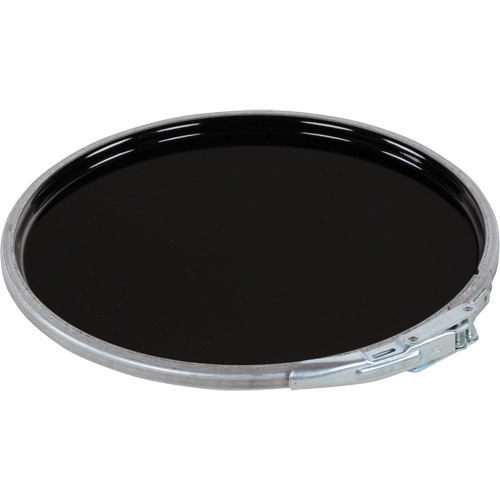 U.N. Rated Lever Lock Steel Pail Lid - Vestil LID-STL-LL-UN