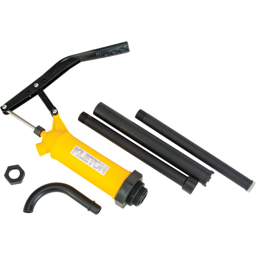 Lever-Type Drum Pump, Polypropylene, 14 oz./Stroke, Fits 5-55 Gal. - KLETON 