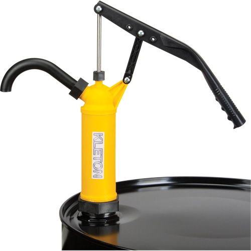 Lever-Type Drum Pump, Polypropylene, 14 oz./Stroke, Fits 5-55 Gal. - KLETON 