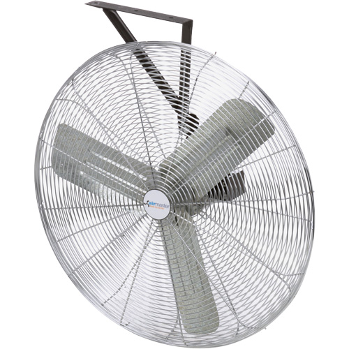 Non-Oscillating Wall Fan, Commercial, 3 Speed, 24" Diameter - Air Master 71572