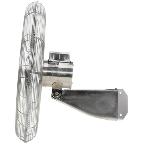 Stainless Steel Food Service Washdown Air Circulating Fans, Industrial, 1 Speed, 20" Diameter - Air Master 70833