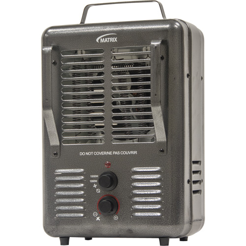 Radiateur utilitaire portatif, Soufflant, &eacute;lectrique, 5120 - Produits Industriels Matrix 