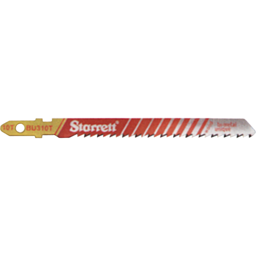 Unified Shank&reg; Jig Saw Blades, Bi-Metal, 3" L, 6 TPI - Starrett BU36T-20