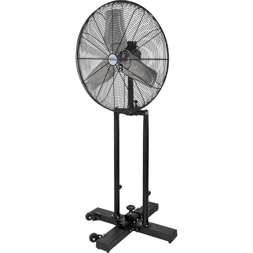 Foldable Pedestal Fan, Industrial, 3 Speed, 24" Diameter - Matrix Industrial Products 