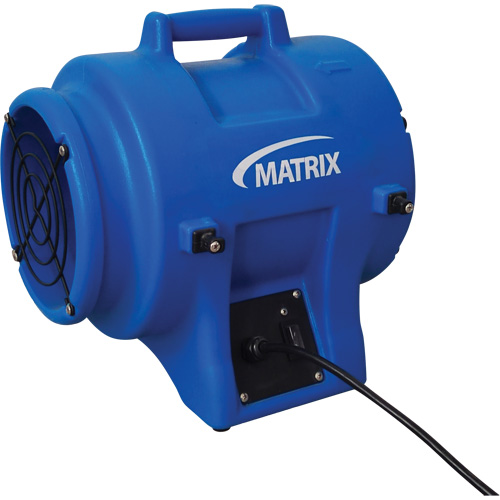 8" Air Blower with 15' Ducting & Canister, 1/4 HP, 816 CFM - Matrix Industrial Products 