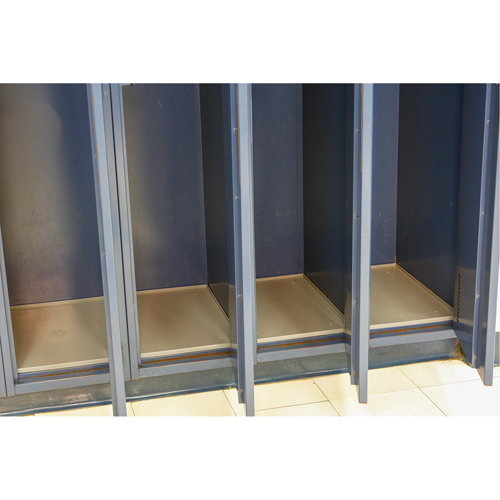 Locker Base Insert, Fits Locker Size 15" x 18", Black, Plastic - Charlize TR1518BLK