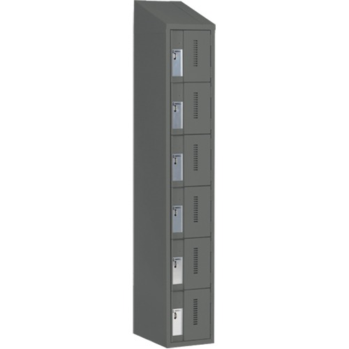 Casiers robustes Concorde, 6 niveaux, 12" x 18" x 78", Acier, Charbon, Soud&eacute; (assembl&eacute;) - Perfix Inc. 6-121872-1-007-9364