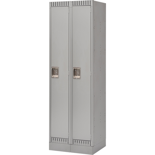 Casiers, Bloc de 2, 24" x 18" x 76", Acier, Gris, D&eacute;mont&eacute; - KLETON 