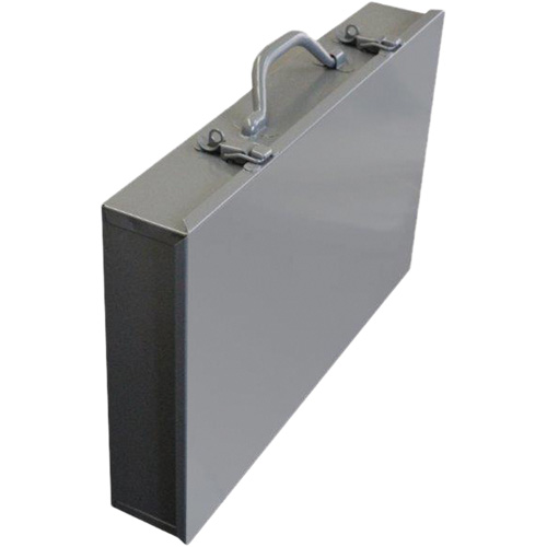 Boîtes en acier &agrave; compartiments &agrave; fond courb&eacute;, 17,875" la x 12" p x 3" h, 13 compartiments - Durham Manufacturing 119PC227-95