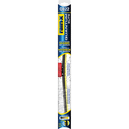 Balai d'essui-glace Quantum Elite avec adaptateurs, 22", Toute saison - Rain-X 98337